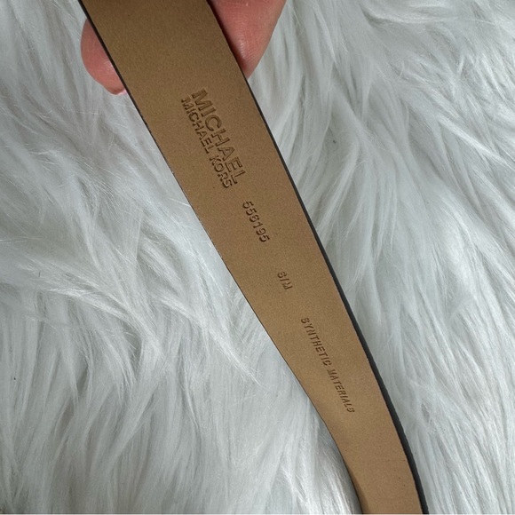 MICHAEL Michael Kors Gold Metallic Logo Belt Bag NWT S/M - Picture 8 of 9